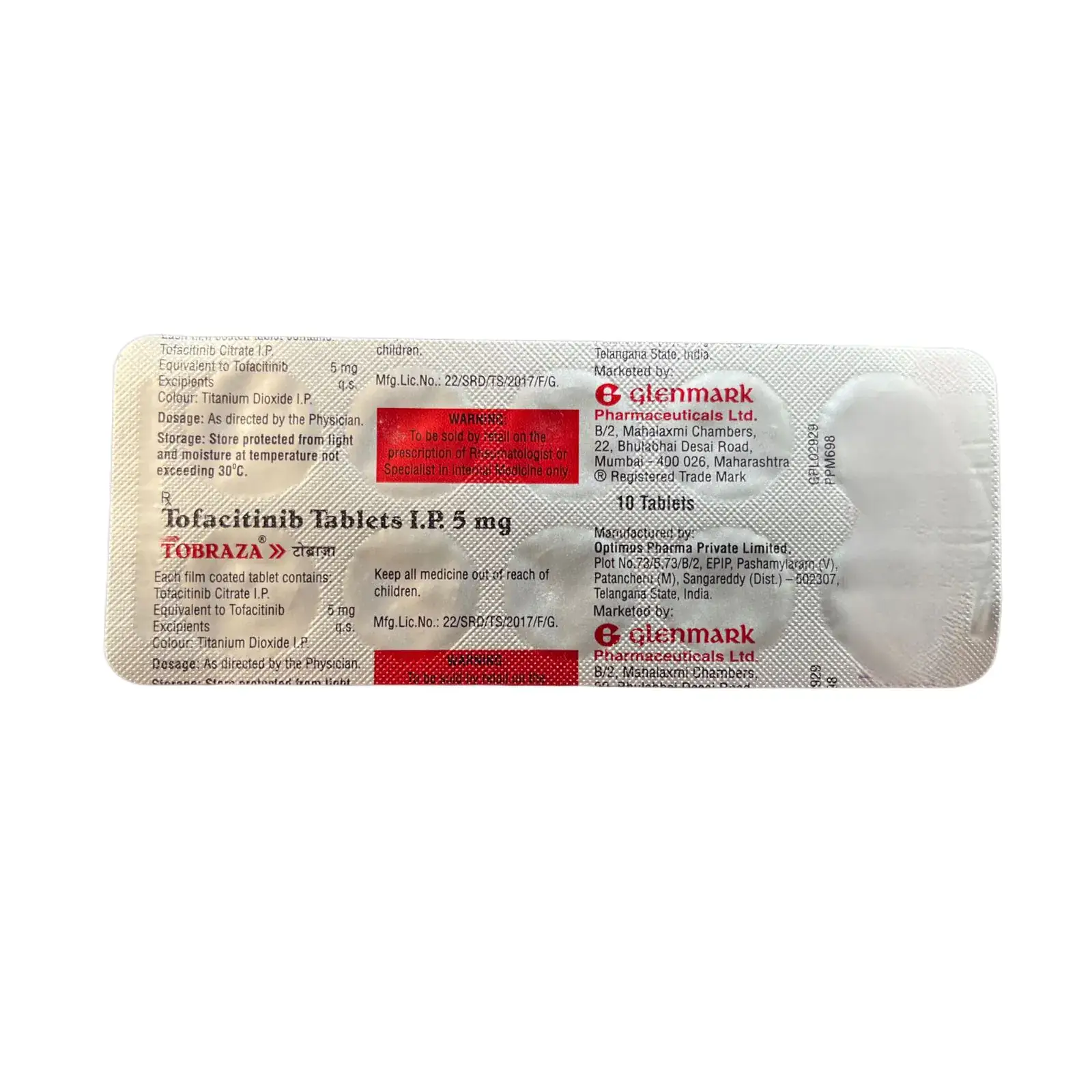 Tobraza 5mg Tablet